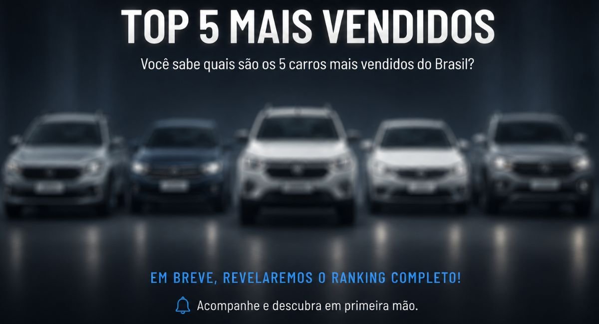 Carro mais vendido do Brasil: veja os 5 modelos mais procurados